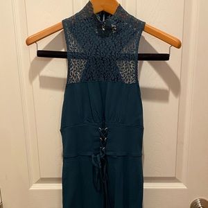 Free People Lace Up Dress